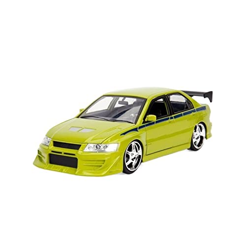 Für Desktop-Dekoration für Mitsubishi Lancer Evolution VII Metall-Modellauto, Druckguss, 1:24, Sammlerstück-Ornamente von HUIPENPP