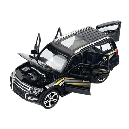 HUIPENPP Dekoration Druckguss Metalllegierung Auto Modell Maßstab 1:32 für Mitsubishi Pajero (Schwarz) von HUIPENPP