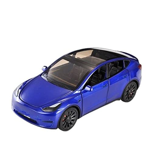 HUIPENPP Dekoration Legierung Auto Modell 1:24 für Tesla Model Y (blau) von HUIPENPP