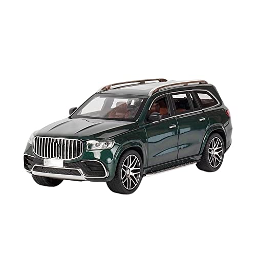 HUIPENPP Dekoration Legierung Auto-Modell Druckguss-Modell 1:24 für Benz GLS63 (grün) von HUIPENPP