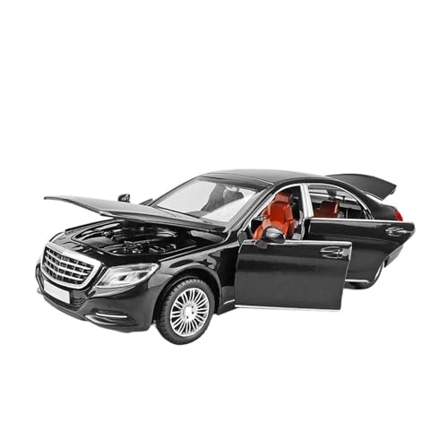 HUIPENPP Dekoration Legierung Druckguss Metall Auto Modell Maßstab 1:32 für Maybach S600 (schwarz) von HUIPENPP
