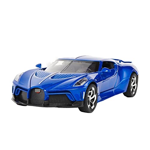 HUIPENPP Dekoration Metall 1:24 Druckguss Legierung Auto Modell für Bugatti La Voiture Noire (blau) von HUIPENPP