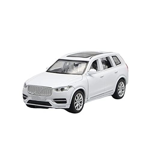 HUIPENPP Dekoratives Druckguss-Auto-Modell, öffnende Türen, 1:32, für Volvo XC90 (weiß) von HUIPENPP