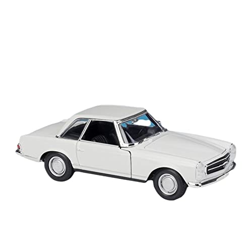 HUIPENPP Für Benz 230 SL Oldtimer Modell Druckguss Legierung Retro Old Automodell Geschenke 1:24 Sammeldekorationen (White) von HUIPENPP