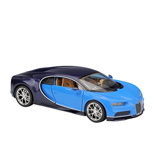 HUIPENPP Für Desktop-Dekoration, Druckguss, Modellauto, Metalllegierung, klassisches Auto, Maßstab 1:24, für Bugatti Chiron Sammlerstücke, Ornamente (blau) von HUIPENPP