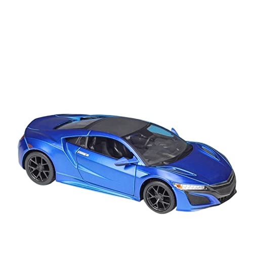 HUIPENPP Für Desktop-Dekoration für Acura NSX 2018 Legierung Auto Modell Druckguss Metall Auto Modell 1:24 Sammlerstück Ornamente (blau) von HUIPENPP