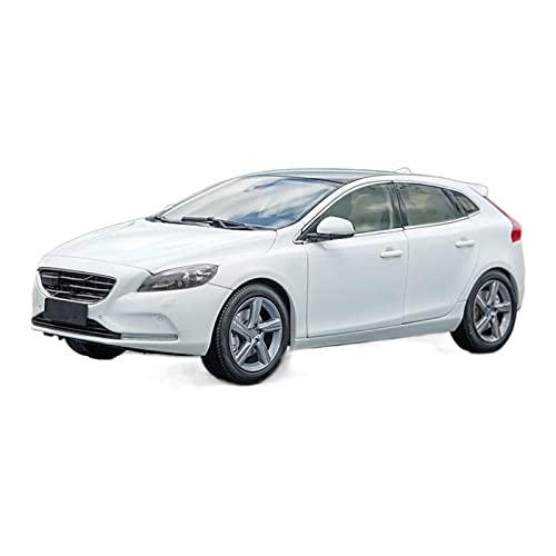 HUIPENPP Für Volvo V40 2016 SUV Diecast Model Car Legierung Geschenke 1:18 Sammeldekorationen (White) von HUIPENPP