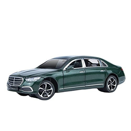 HUIPENPP Modellauto Aus Druckguss Legierung 1:24 Für Benz S400 Dekoration (Grün) von HUIPENPP