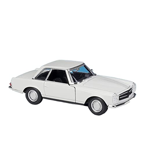 HUIPENPP Modellauto Aus Druckguss Legierung Für Benz 230SL 1963, Maßstab 1:24 Sammlerdekorationen (White) von HUIPENPP