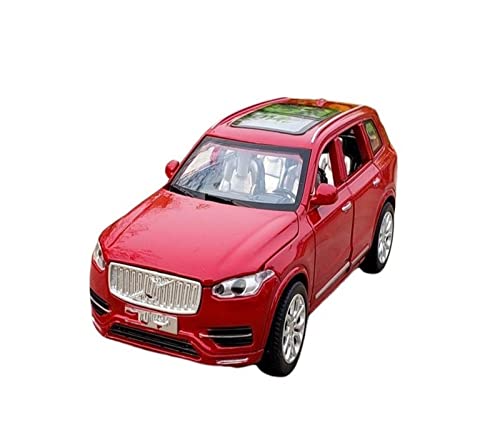HUIPENPP Modellauto Aus Druckgusslegierung, Metallmodell 1:32 Für Volvo XC90 Dekoration (Rot) von HUIPENPP