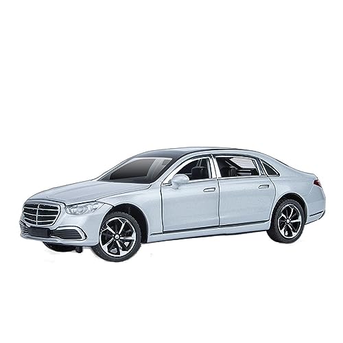 HUIPENPP Modellauto aus Legierung, Druckguss, Maßstab 1:24, für Benz S400L Dekoration (Silber) von HUIPENPP