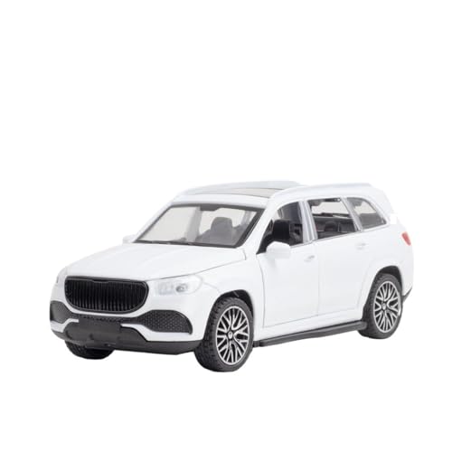 HUIPENPP Modellauto aus Legierung, Druckguss, Maßstab 1:32, für Benz GLS63, Dekoration (Weiß) von HUIPENPP