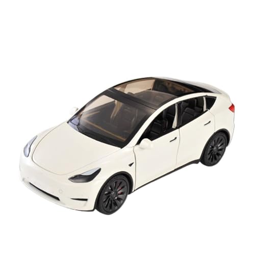 HUIPENPP Modellauto aus Metalllegierung, Druckguss, Maßstab 1:24, für Tesla Modell und Dekoration, Weiß HUIPENPP Modellauto aus Metalllegierung, Druckguss, Maßstab 1:24, für Tesla Modell und Dekoration, Weiß von HUIPENPP
