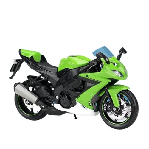 HUIPENPP Sammlungsdisplay aus Legierung, Motorrad-Modell, Maßstab 1:12, für Ninja H2 R, für Desktop-Dekoration (grün) von HUIPENPP
