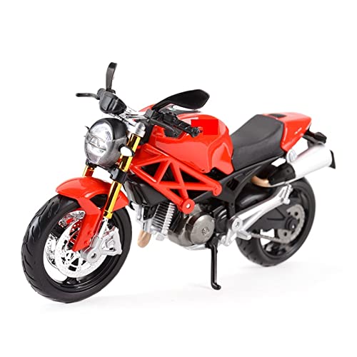 HUIPENPP Schreibtischdekoration DieCast-Motorradmodell 1:12 Für Ducati Monster 696 Sammlungsdisplay(Red) von HUIPENPP