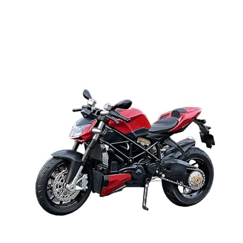HUIPENPP Schreibtischdekoration Druckguss-Motorradmodell Im Maßstab 1:12 Für Ducati Streetfighter V4 Sammlungsdisplay(Red) von HUIPENPP