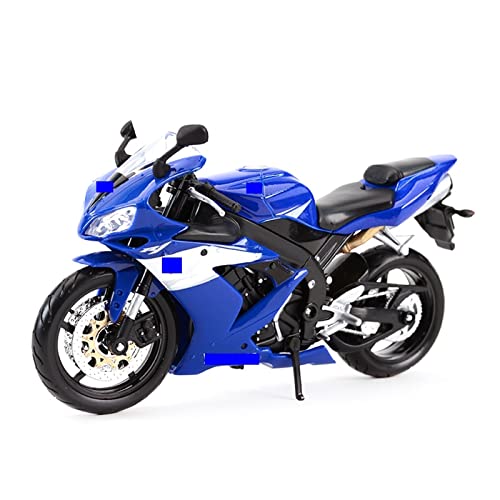HUIPENPP Schreibtischdekoration Für Yamaha YZF-R1 Diecast Vehicles Motorradmodell 1:12 Sammlungsdisplay(Blue) von HUIPENPP