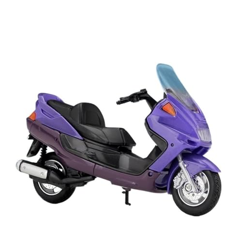 HUIPENPP Schreibtischdekoration Legierung Diecast Metall Motorrad Modell Maßstab 1:18 Für Yamaha Vino YJ50R 1999 Sammlungsdisplay(Purple) von HUIPENPP