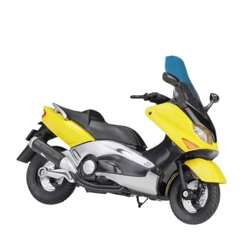HUIPENPP Schreibtischdekoration Legierung Diecast Metall Motorrad Modell Maßstab 1:18 Für Yamaha Vino YJ50R 1999 Sammlungsdisplay(Yellow) von HUIPENPP