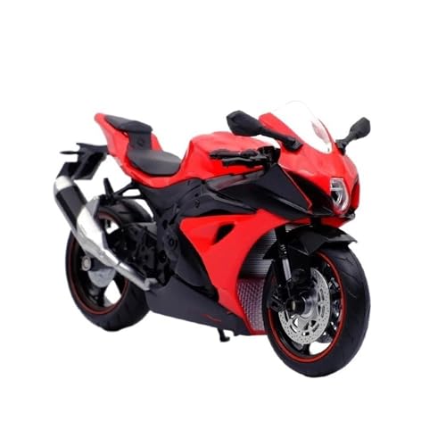 HUIPENPP Schreibtischdekoration Legierung Diecast Motorrad Modell Maßstab 1:12 Für Suzuki Gsx R1000R Sammlungsdisplay(Red) von HUIPENPP