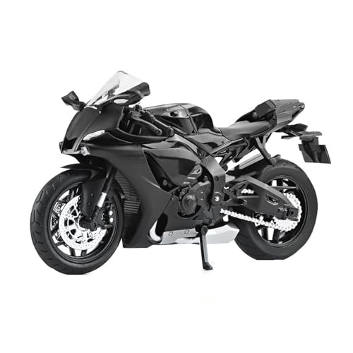 HUIPENPP Schreibtischdekoration Legierung Diecast Motorrad Modell Maßstab 1:12 Für Yamaha YZF-R1 YZFR1 Sammlungsdisplay(Black) von HUIPENPP