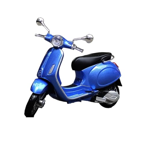 HUIPENPP Schreibtischdekoration Legierung Druckguss Metall Klassische Motorrad Modell Maßstab 1:12 Für Vespa Primavera 150 Sammlungsdisplay(Blue) von HUIPENPP