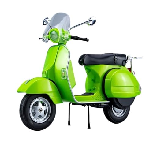 HUIPENPP Schreibtischdekoration Legierung Druckguss Motorrad Modell Maßstab 1:10 Für Vespa 125 Sammlungsdisplay(Green) von HUIPENPP
