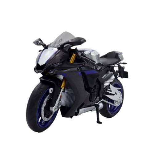 HUIPENPP Schreibtischdekoration Legierung Druckguss Motorrad Modell Maßstab 1:12 Für Yamaha YZF-R1M Sammlungsdisplay(Black) von HUIPENPP