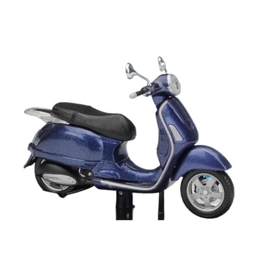 HUIPENPP Schreibtischdekoration Legierung Druckguss Motorrad Modell Maßstab 1:18 Für Vespa LXV 2013 Roller Sammlungsdisplay(Blue) von HUIPENPP