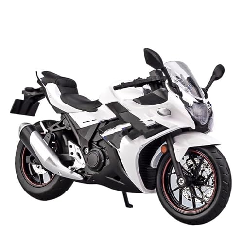 HUIPENPP Schreibtischdekoration Legierung Motorrad Modell Druckguss Modell Maßstab 1:12 Für Suzuki GSX250R Sammlungsdisplay(White) von HUIPENPP