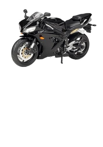 HUIPENPP Schreibtischdekoration Legierung Motorradmodell Druckguss Metall Motorradmodell Maßstab 1:12 Für Yamaha YZF-R1 Sammlungsdisplay(Black) von HUIPENPP