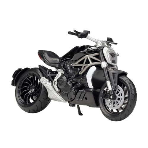 HUIPENPP Schreibtischdekoration Legierungs-Motorradmodell, Druckguss-Metall-Motorradmodell, Maßstab 1:18, Für Ducati Xdiavel S 2016 Sammlungsdisplay von HUIPENPP