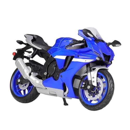 HUIPENPP Schreibtischdekoration Legierungsdruckguss-Metall-Motorradmodell Im Maßstab 1:12 Für Yamaha YZF-R1 2021 Sammlungsdisplay von HUIPENPP