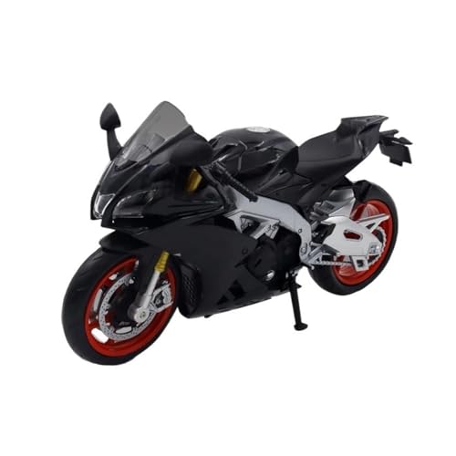 HUIPENPP Schreibtischdekoration Legierungsdruckguss-Motorradmodell Im Maßstab 1:12 Für Aprilia RSV4 Sammlungsdisplay(Black) von HUIPENPP