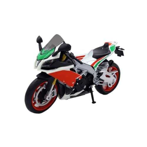 HUIPENPP Schreibtischdekoration Legierungsdruckguss-Motorradmodell Im Maßstab 1:12 Für Aprilia RSV4 Sammlungsdisplay(Red) von HUIPENPP