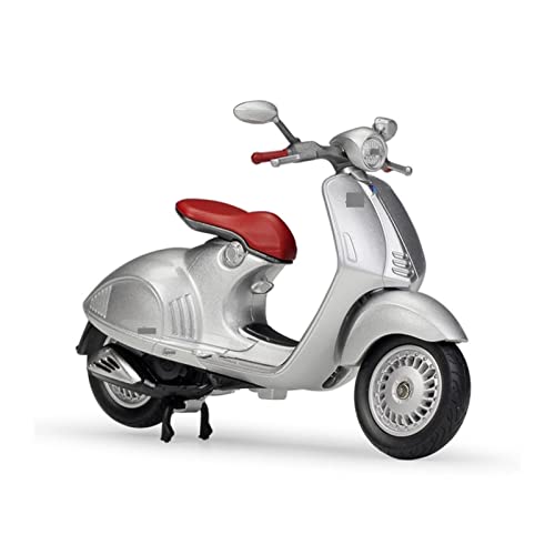 HUIPENPP Schreibtischdekoration Legierungsmodell Motorradmodell 1:18 Für Vespa 946 Roller Sammlungsdisplay(Silver) von HUIPENPP
