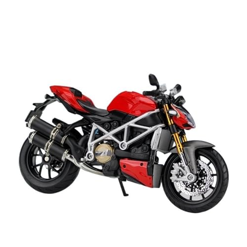 HUIPENPP Schreibtischdekoration Motorradmodell Aus Druckgusslegierung Im Maßstab 1:12 Für Ducati S Rot Sammlungsdisplay(Red) von HUIPENPP