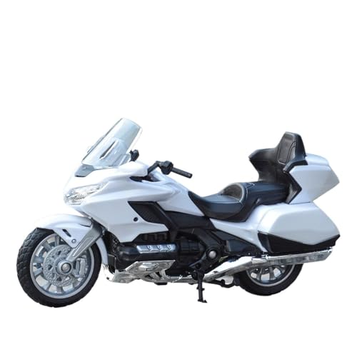 HUIPENPP Schreibtischdekoration Motorradmodell Aus Druckgussmetall Im Maßstab 1:18 Für Gold Wing 2020 Sammlungsdisplay(White) von HUIPENPP