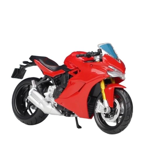 HUIPENPP Schreibtischdekoration Motorradmodell Aus Legiertem Metall Im Maßstab 1:18 Für Ducati Supersports Sammlungsdisplay(Red) von HUIPENPP