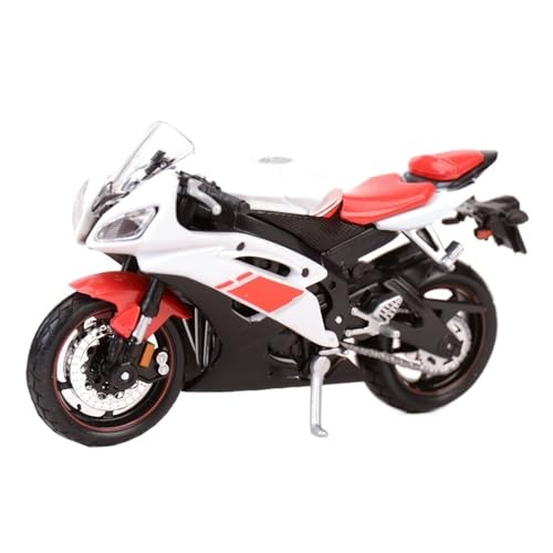 HUIPENPP Schreibtischdekoration Statisches DieCast-Motorradmodell 1:18 Für Yamaha YZF-R6 Sammlungsdisplay von HUIPENPP