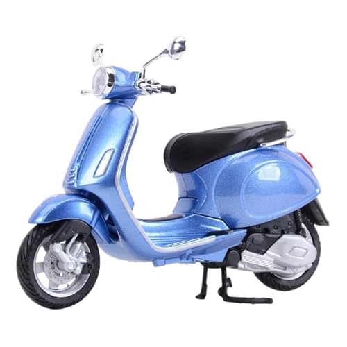 HUIPENPP Schreibtischdekoration Statisches Druckguss-Motorradmodell Im Maßstab 1:12 Für Vespa Primavera 150 Sammlungsdisplay(Blue) von HUIPENPP