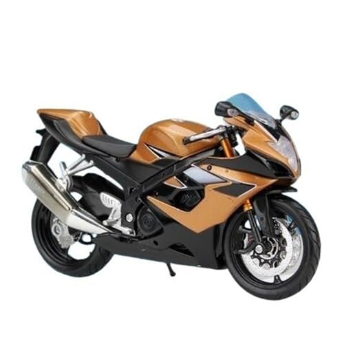 HUIPENPP Zur Schreibtischdekoration Legierung Motorrad Druckguss Modell Maßstab 1:12 Für GSX-1300R Sammlungsanzeige(Brown) von HUIPENPP