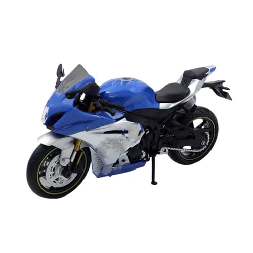 HUIPENPP Zur Schreibtischdekoration Legierung Motorrad Modell Diecast Motorrad Modell Maßstab 1:12 Für GSX-R1000R Sammlungsanzeige(Blue) von HUIPENPP