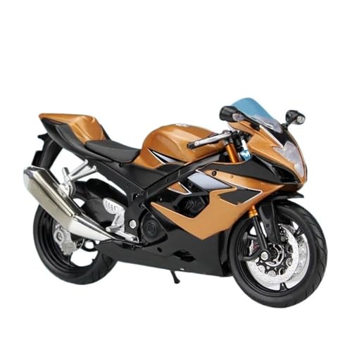HUIPENPP Zur Schreibtischdekoration Legierungsdruckguss-Motorradmodell Im Maßstab 1:12 Für GSX 1300R Sammlungsanzeige(Brown) von HUIPENPP
