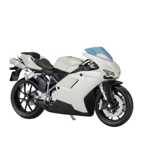 HUIPENPP Zur Schreibtischdekoration Motorradmodell Aus Druckgusslegierung Im Maßstab 1:18 Für 1199 Sammlungsanzeige(White) von HUIPENPP