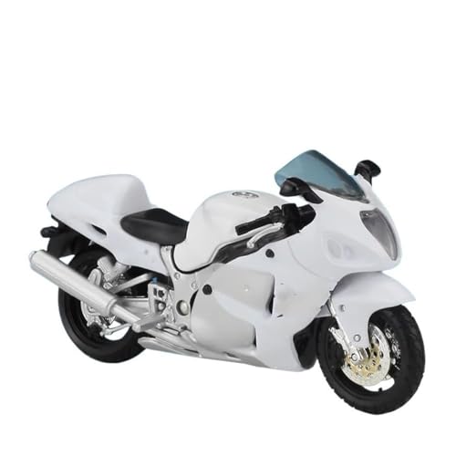 HUIPENPP Zur Schreibtischdekoration Motorradmodell Aus Legiertem Metall Im Maßstab 1:18 Für GSX-R1000 Sammlungsanzeige(White) von HUIPENPP