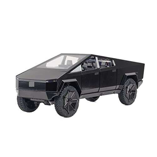 Legierung Auto Modell, Geformtes Metallmodell 1:24 Für Tesla Cybertruck Dekoration(Schwarz) von HUIPENPP