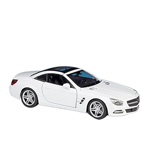 Legierung Auto Modell Diecast Metall Auto Modell 1:24 Für Benz SL500 Sammlung von Ornamenten(White) von HUIPENPP