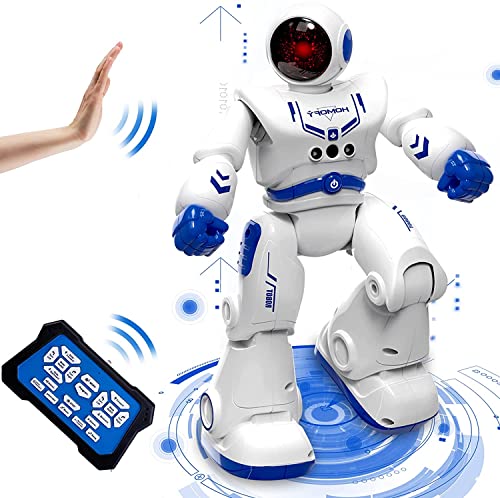Roboter Spielzeug für ab 4 5 6 7 8 9 10 Jahre alte Jungen Mädchen, Kinder Ferngesteuerte Programmierbar RC mit Gestensteuerung/Walk Lernen Spielzeugfür Geburtstagsgeschenke von HUIYOKAY