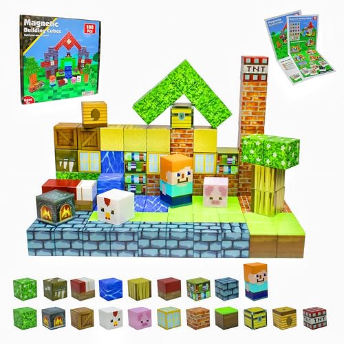 HUIZHOU Magnetic Blocks Set,Magnetische Bausteine, Magnet bausteine Kinder Lernspielzeug zur Förderung von Kreativität und Logik Bauklötze Magnet für Jungen & Mädchen 3–8 Jahre (Tierhaus 100PCS) HUIZHOU Magnetic Blocks Set,Magnetische Bausteine, Magnet bausteine Kinder Lernspielzeug zur Förderung von Kreativität und Logik Bauklötze Magnet für Jungen & Mädchen 3–8 Jahre (Tierhaus 100PCS) von HUIZHOU